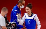 [ẢNH] Nữ võ sỹ tuổi teen gây sốt ở thảm đấu Olympic Tokyo