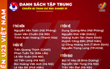 Ban huấn luyện 11 người kèm 6 cầu thủ U23 Việt Nam