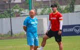 Ban huấn luyện 11 người kèm 6 cầu thủ U23 Việt Nam
