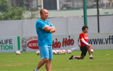 Ban huấn luyện 11 người kèm 6 cầu thủ U23 Việt Nam