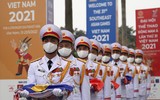 Toàn cảnh Lễ thượng cờ 11 quốc gia dự SEA Games 31