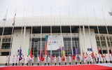 Toàn cảnh Lễ thượng cờ 11 quốc gia dự SEA Games 31
