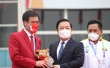 Toàn cảnh Lễ thượng cờ 11 quốc gia dự SEA Games 31