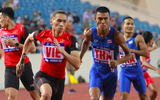 Nghẹt thở cuộc đấu Việt Nam và Thái Lan trên đường chạy tiếp sức 4x400m