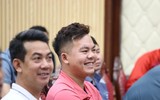 Toàn cảnh lễ bốc thăm giải bóng đá học sinh THPT Hà Nội 2022
