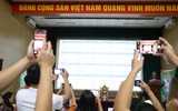 Toàn cảnh lễ bốc thăm giải bóng đá học sinh THPT Hà Nội 2022