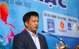 Toàn cảnh lễ khai mạc giải bóng đá học sinh THPT Hà Nội 2022
