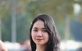 Nữ sinh Hà Nội khoe sắc trong ngày hội bóng đá học trò