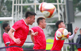 Đoàn Văn Hậu cùng CLB Công an Hà Nội 'luyện công' chờ V-League trở lại