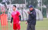 Đoàn Văn Hậu cùng CLB Công an Hà Nội 'luyện công' chờ V-League trở lại