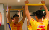 U23 Việt Nam thư giãn cơ bắp tại Qatar