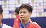 Cầu thủ Viettel phấn khích ăn mừng chức vô địch U17 quốc gia