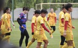 Các nữ tuyển thủ hào hứng tập luyện trước ngày dự World Cup