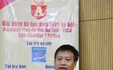 Toàn cảnh bốc thăm chia bảng giải bóng đá học sinh THPT Hà Nội 2023