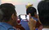 Toàn cảnh bốc thăm chia bảng giải bóng đá học sinh THPT Hà Nội 2023