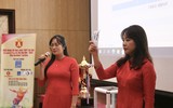 Toàn cảnh bốc thăm chia bảng giải bóng đá học sinh THPT Hà Nội 2023