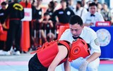 Quyết liệt màn đấu đối kháng giải vô địch trẻ võ cổ truyền quốc gia 2025