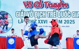 Quyết liệt màn đấu đối kháng giải vô địch trẻ võ cổ truyền quốc gia 2025