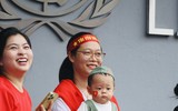 Những khuôn mặt rạng rỡ sáng bừng lễ tổng duyệt A80