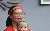 Sắc màu Tổ quốc nhuộm thắm bước quân hành