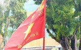 Sắc màu Tổ quốc nhuộm thắm bước quân hành