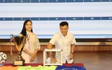 Toàn cảnh lễ bốc thăm chia bảng Giải bóng đá học sinh THPT Hà Nội 2025