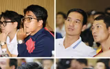 Toàn cảnh lễ bốc thăm chia bảng Giải bóng đá học sinh THPT Hà Nội 2025