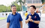 Toàn cảnh khai mạc Giải bóng đá học sinh THPT Hà Nội - An ninh Thủ đô 2025