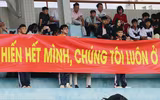 Toàn cảnh khai mạc Giải bóng đá học sinh THPT Hà Nội - An ninh Thủ đô 2025
