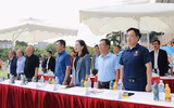 Toàn cảnh khai mạc Giải bóng đá học sinh THPT Hà Nội - An ninh Thủ đô 2025