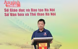 Toàn cảnh khai mạc Giải bóng đá học sinh THPT Hà Nội - An ninh Thủ đô 2025