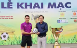 Toàn cảnh khai mạc Giải bóng đá học sinh THPT Hà Nội - An ninh Thủ đô 2025