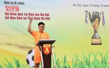 Toàn cảnh khai mạc Giải bóng đá học sinh THPT Hà Nội - An ninh Thủ đô 2025