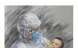 Tình người Sài Gòn trong đại dịch qua những nét vẽ 