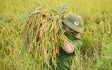 [Ảnh] Hình ảnh không quên về các chiến sĩ công an Thủ đô trong đại dịch