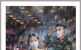 Hình ảnh anh bộ đội cụ Hồ qua nét vẽ của họa sĩ Lê Sa Long