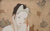 Những cô nàng trút xiêm y trên nền lụa mỏng manh