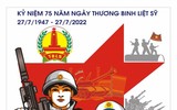 Hình ảnh về mẹ Thứ, mẹ Suốt-người mẹ anh hùng được tái hiện trong tranh cổ động về đề tài thương binh, liệt sĩ