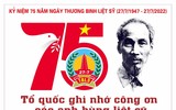 Hình ảnh về mẹ Thứ, mẹ Suốt-người mẹ anh hùng được tái hiện trong tranh cổ động về đề tài thương binh, liệt sĩ
