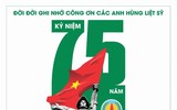 Hình ảnh về mẹ Thứ, mẹ Suốt-người mẹ anh hùng được tái hiện trong tranh cổ động về đề tài thương binh, liệt sĩ
