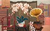 Tranh nude bắt mắt tại triển lãm 