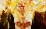 Tranh nude bắt mắt tại triển lãm 