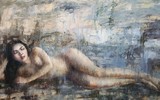 Tranh nude bắt mắt tại triển lãm 
