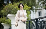 MC Thanh Mai phối đồ sang trọng với trang phục có màu sắc trung tính