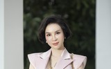 MC Thanh Mai phối đồ sang trọng với trang phục có màu sắc trung tính