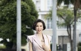 MC Thanh Mai phối đồ sang trọng với trang phục có màu sắc trung tính