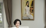 MC Thanh Mai phối đồ sang trọng với trang phục có màu sắc trung tính