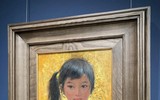 Gương mặt trẻ thơ miền sơn cước trong tranh Bùi Văn Tuất