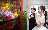 NSND Quang Thọ hát mừng đám cưới ca sĩ Tuấn Anh Sao Mai