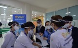 Cập nhật những khung hình về buổi tiêm vaccine Covid-19 đầu tiên tại Hà Nội, Hải Dương sáng 8-3